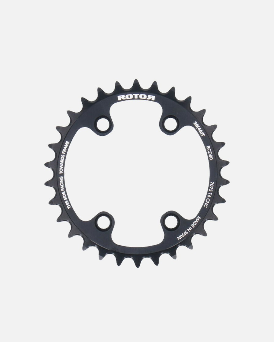 ROTOR Rotor Round Rings 2-Fach 80Mm 4-Loch 31Z Kettenblatt Innen | Canyon Ersatzteile